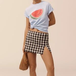 Anthropologie Blue Watermelon Tee - Size XS - NWT